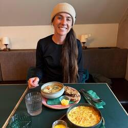 Our Icelandic meal; it was quite expensive! Each bowl of stew was like $30