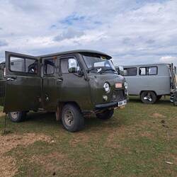 Unsere russischen Kleinbusse