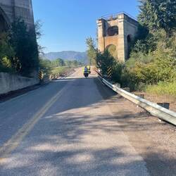 Apparent missing train bridge