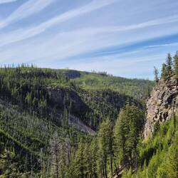 Der Myra-Canyon hat definitiv schon nassere Zeiten gesehen