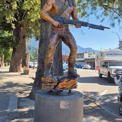 In den Bergen um Hope wurde Rambo I gedreht