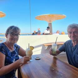 Anstoß zum Urlaubsbeginn