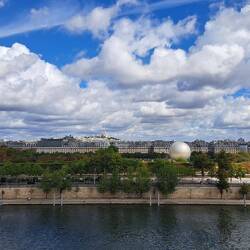 View from museum D'orsay rooftop
