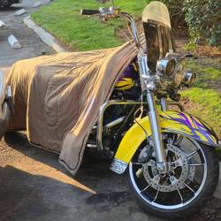 Wer sein Motorrad liebt, der spendiert eine Decke
