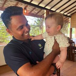 Entzückt vom Hotelpersonal