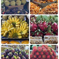 Some of the fruits at the market
