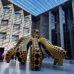 'Dancing Pumpkin by Yayoi Kusama, at the National Gallery of Victoria