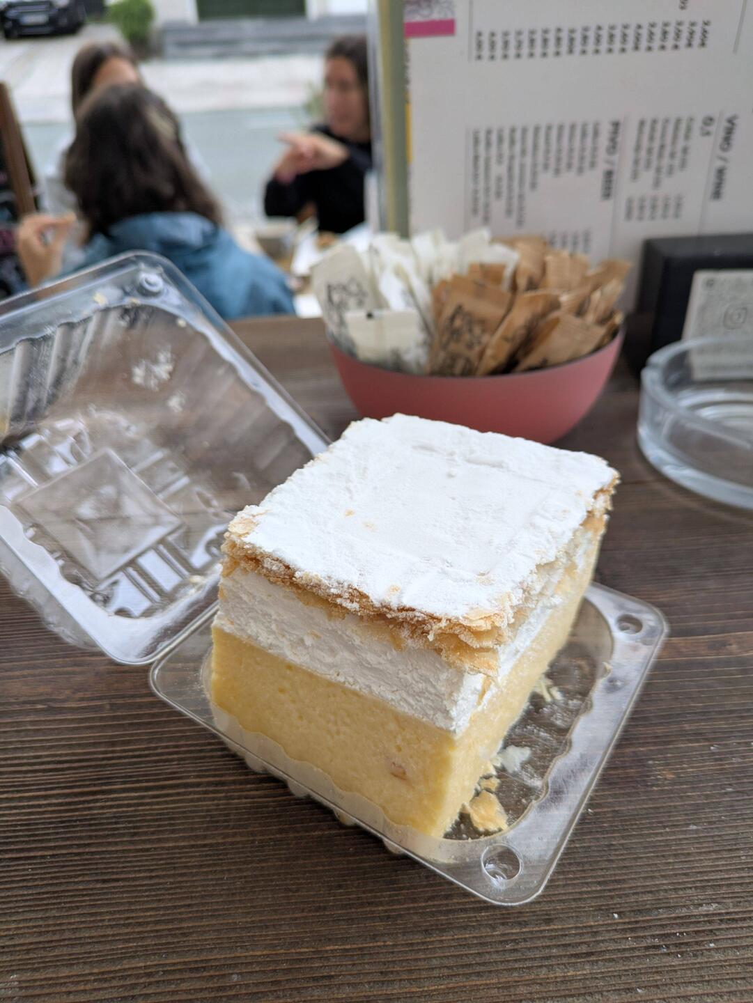 Bleder Cremeschnitte