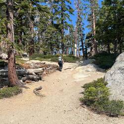 Aufstieg, hier noch mit Wegführung...