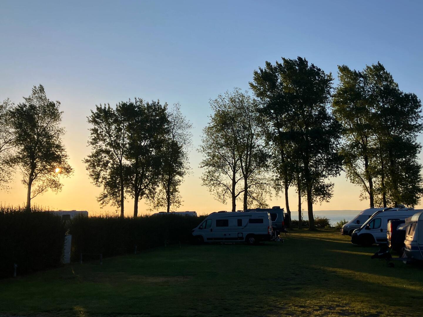 Morgens 7h, viele schlafen noch