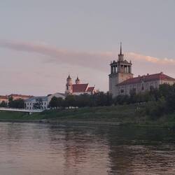 Abends gab es eine Joggingrunde mit Sightseeing am Fluss