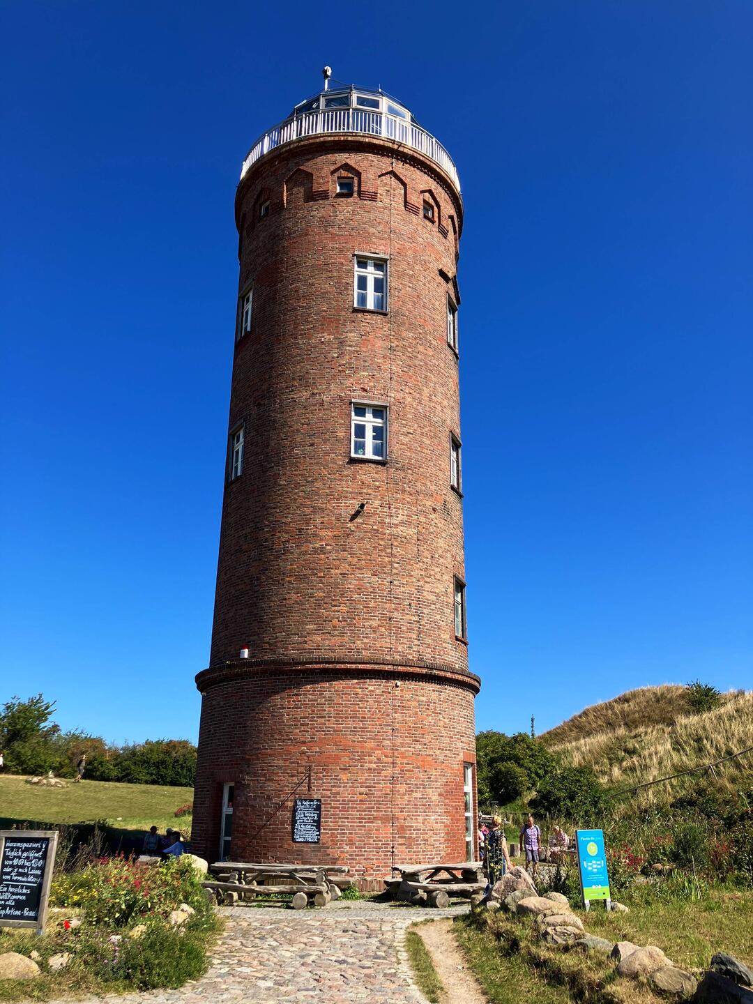 Peilturm, 1927 von der Deutsch. Reichsmarine zur Kontrolle Schifffahrt der Ostsee gebaut.