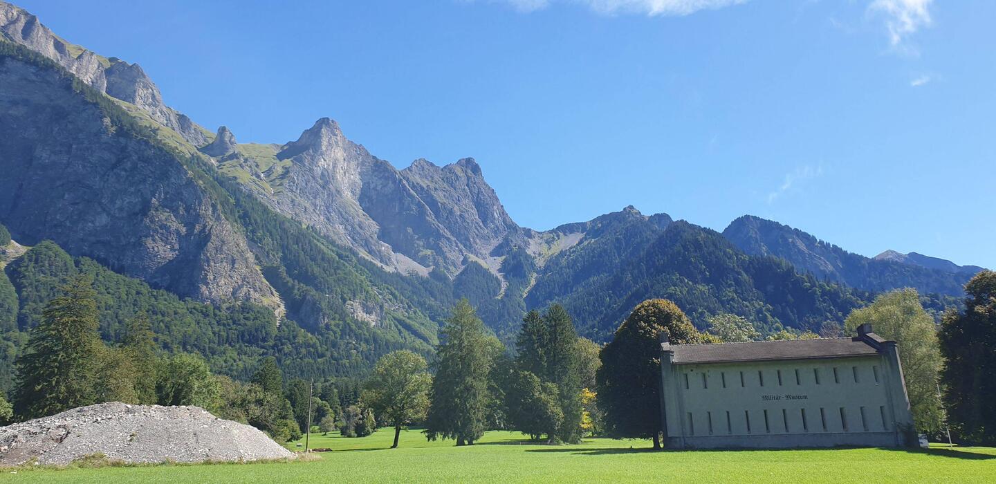 Das Gebäude ist ein Militärmuseum