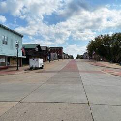 Small town Main Street.