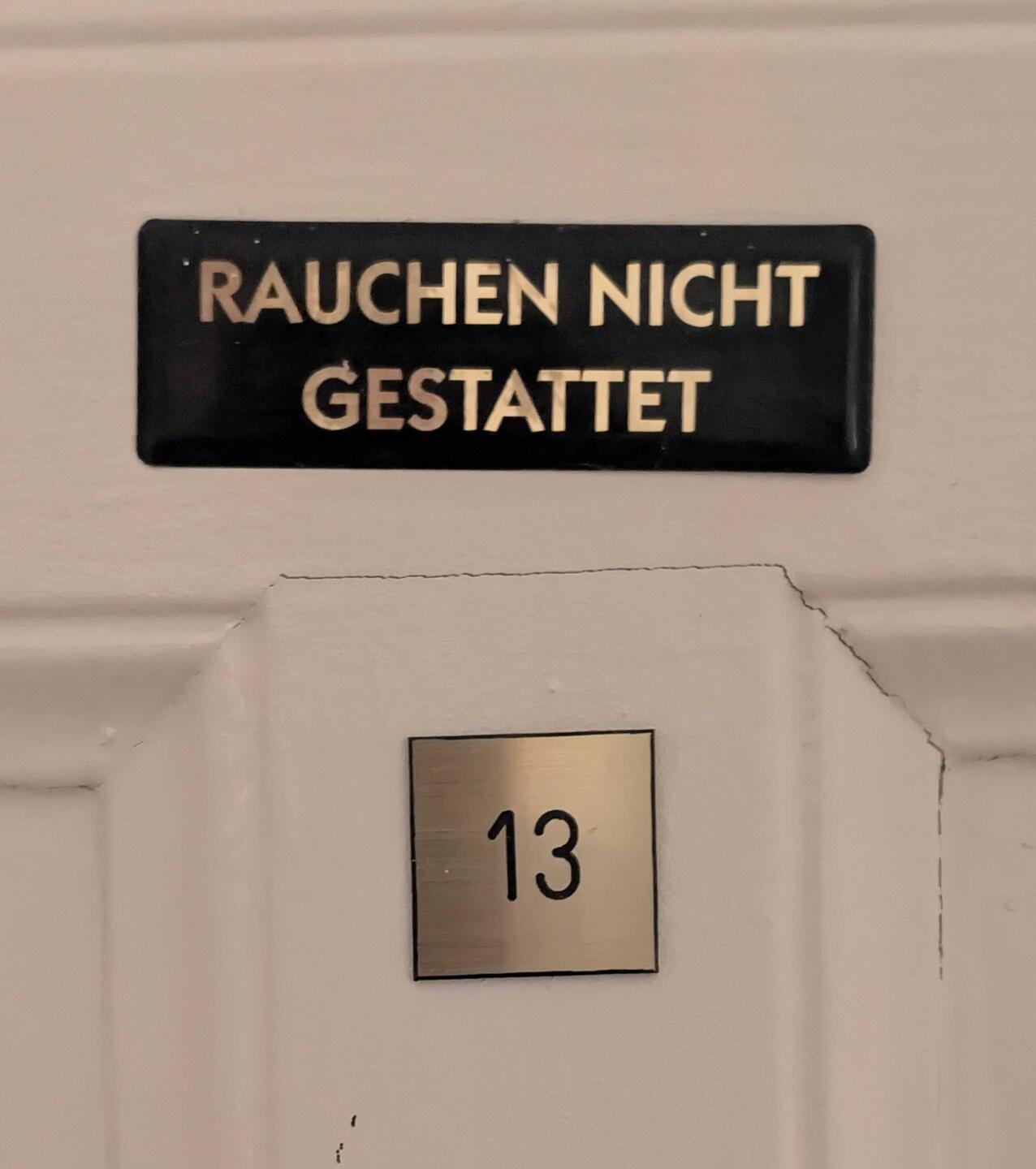 Nach zwei Übernachtungen in Zimmer 13 ging es wieder heim
