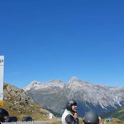 Den ganzen blauer Himmel