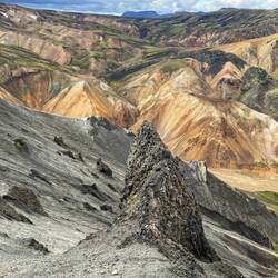 Close up of one of the really neat rock formations