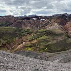 Video of our winding path down from the first peak