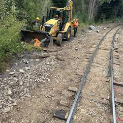 Waiting for the train to pass can be a tiring job