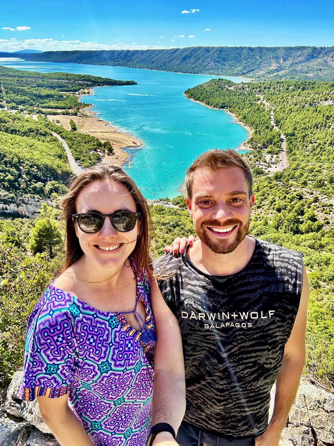 Der See "Lac de Sainte-Croix", von dem aus wir in die Schlucht gepaddelt sind