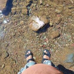 Und wenn was im Weg ist kann man mit den Swiftwater auch mal zwei Schritte mehr nach links gehen.