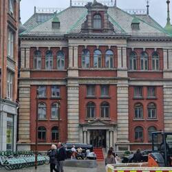 A posh hotel in the centre