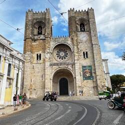 Lisbon Cathedral. The first of many that I will see on this trek.