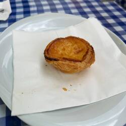 Famous Portuguese tart.