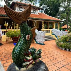 Pretty little temple we passed.
