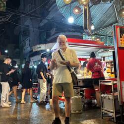 Coming back with the goods.