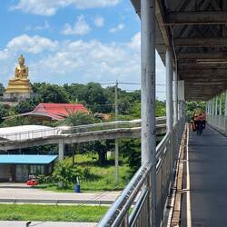 Safe way to cross highway