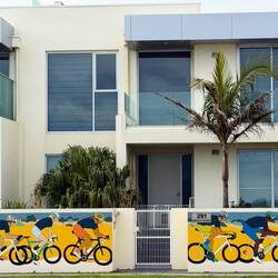 Hoping we don't hit the wall like these cyclists!