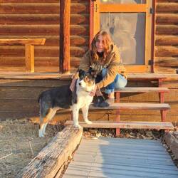 und holte sich Streicheleinheiten ab.