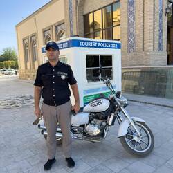 Ein Touristen-Polizist