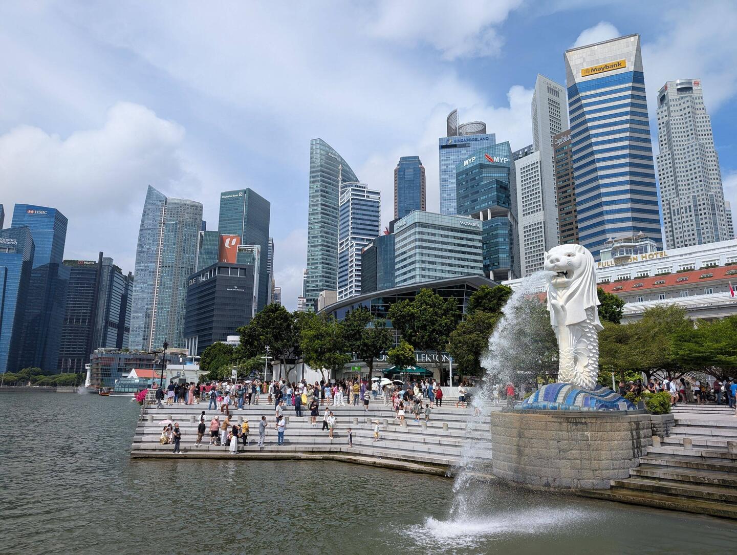 merlion het icoon van Singapore
