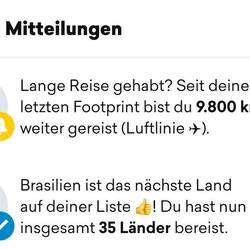 Selbst FindPenguins findet, dass wir eine lange Reise gehabt haben. 😎🤣🤣😎