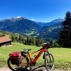 Aussicht nahe Crap la Tretscha