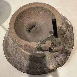 Mortar Used by Luong Thi Lien Used for Grinding Rice or Beans for Feeding Soldiers