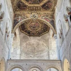 The ceiling in the Basilica