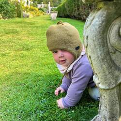 Hier wurde ich auf dem Schlossgelände gewickelt