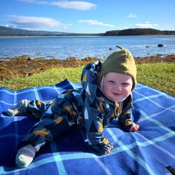 Ein bisschen krabbeln am Morgen