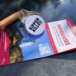 Für alles gibt's hier ein Gadget: Strandaschenbecher😉