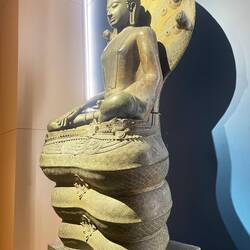 Buddha sitting on Naga