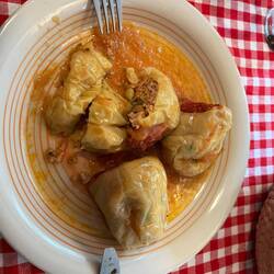 Abendessen: gefüllte Paprika