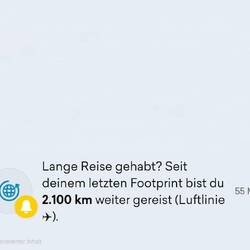 Auch das waren nochmal 2.100 km reicht dann erstmal mit fliegen die nächsten Tage