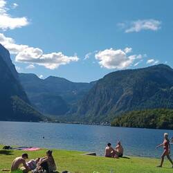 Strandbad am Halstätter See in Obertraun