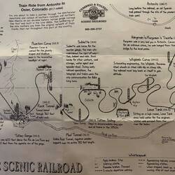 C&TSRR route map - part 2. Not to scale.