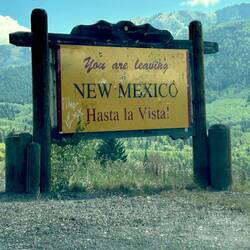 The railroad crosses the state border 11 times between Chama and Antonito, but Hwy-17 only once