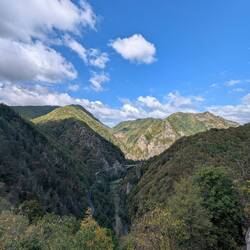 Widok na północ i krainę Sasów... Jeszcze tu wrócimy