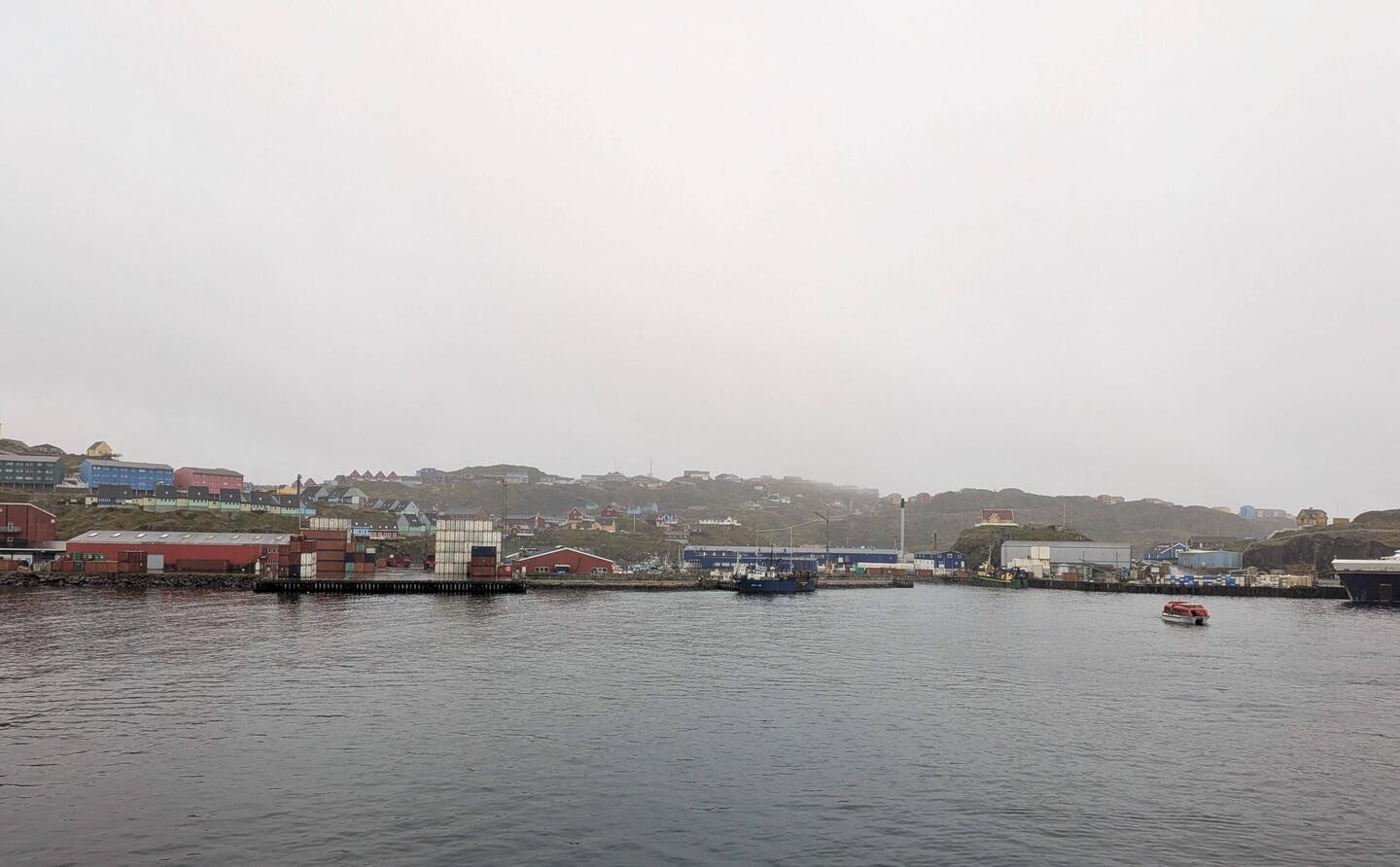 Sisimiut - a little misty.